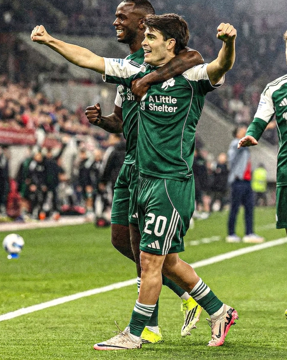 Foto:@paofc_ El festejo del exjugador de Boca Juniors y Platense