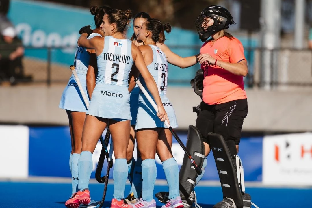Foto: Prensa FIH. Las Leonas continúan a paso firme: 3-0 a Australia en Hobart para culminar una ventana perfecta