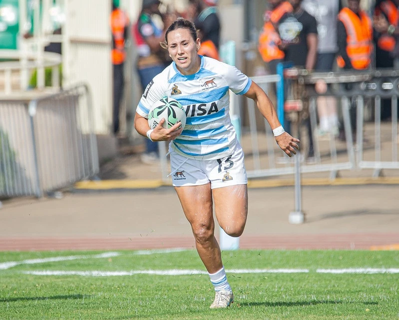 Foto: Prensa UAR. Talía Rodich fue una de las figuras del seleccionado argentino en la primera jornada en Nairobi