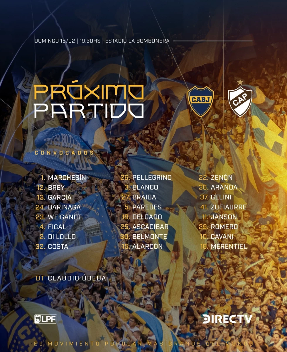 Foto: “X” de Boca Juniors (@BocaJrsOficial).