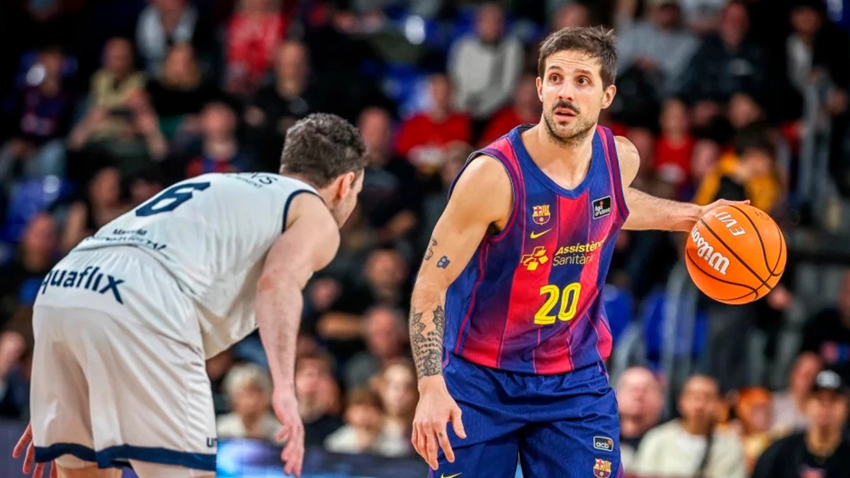Nicolás Laprovíttola, importante en el juego del Barcelona ante el Manresa | Foto: Endesa