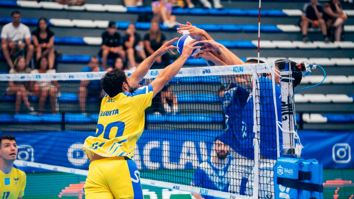 UPCN San Juan, en su regreso a la LVA quiere hacerse fuerte y jugará una llave dura ante San Lorenzo | Foto: X @VoleyACLAV