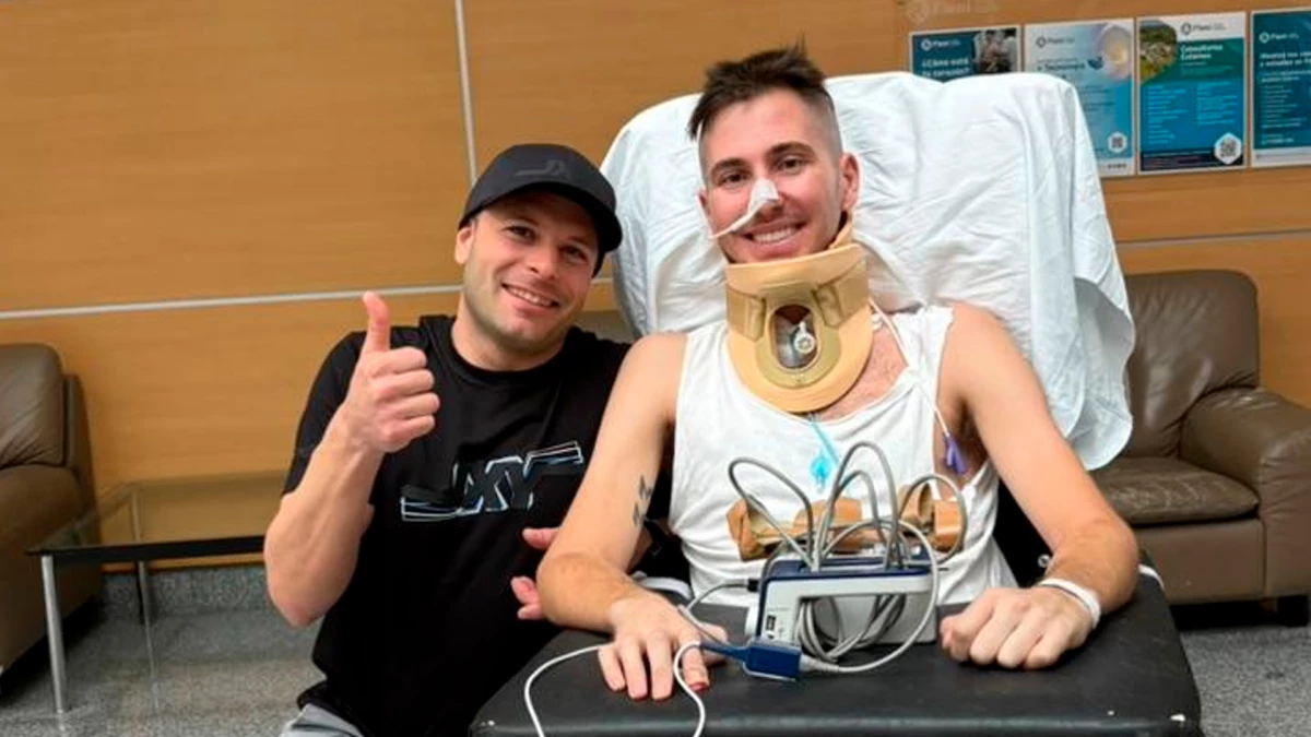 Dani Oliveras y el reencuentro con Juan Cruz Yacopini en Buenos Aires | Foto: IG @Juanxyacopini