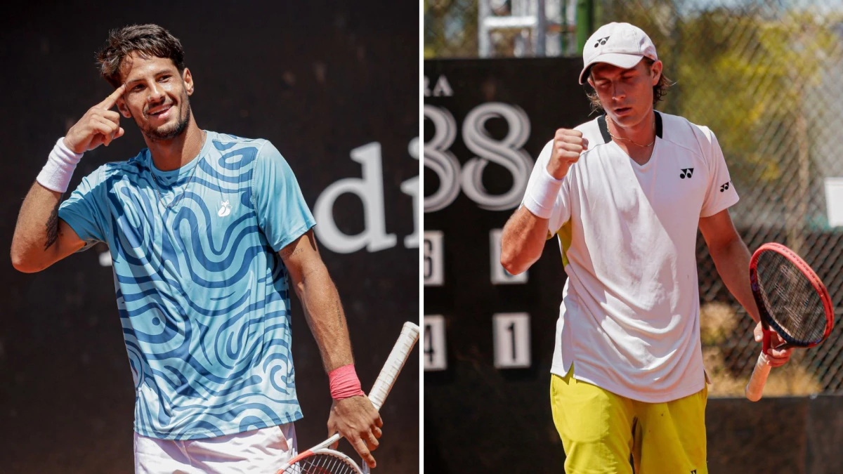 Foto: Guido Justo (izquierda) y Lautaro Midón (derecha) buscarán el título del Challenger de tenis de Tigre