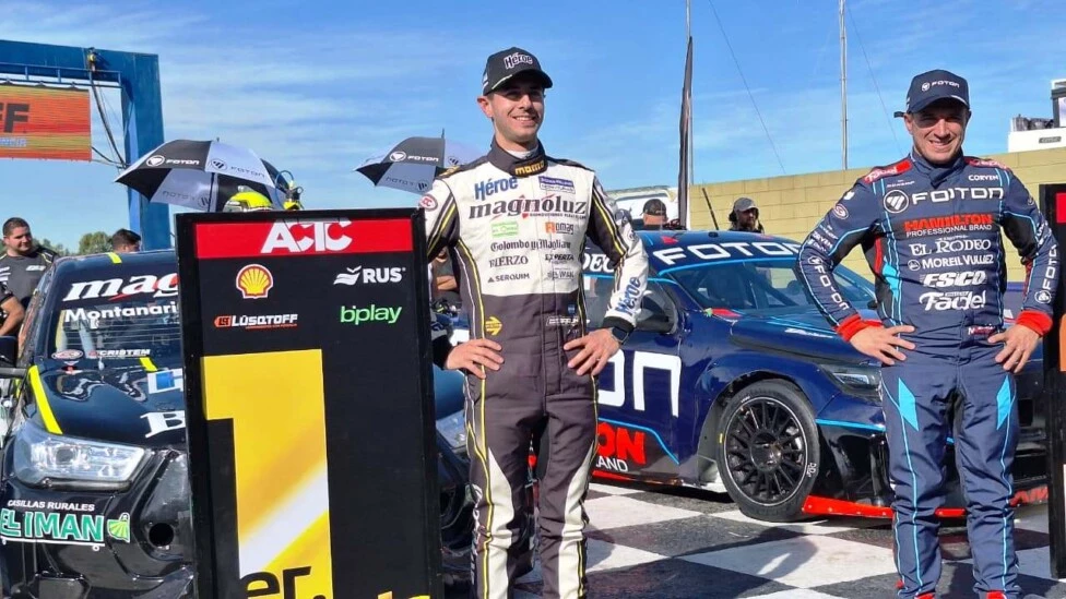 Foto: El Mago Juan Jpsé Ebarlín se quedó con la pole de la temporada del TC Pick Up. Foto: ACTC