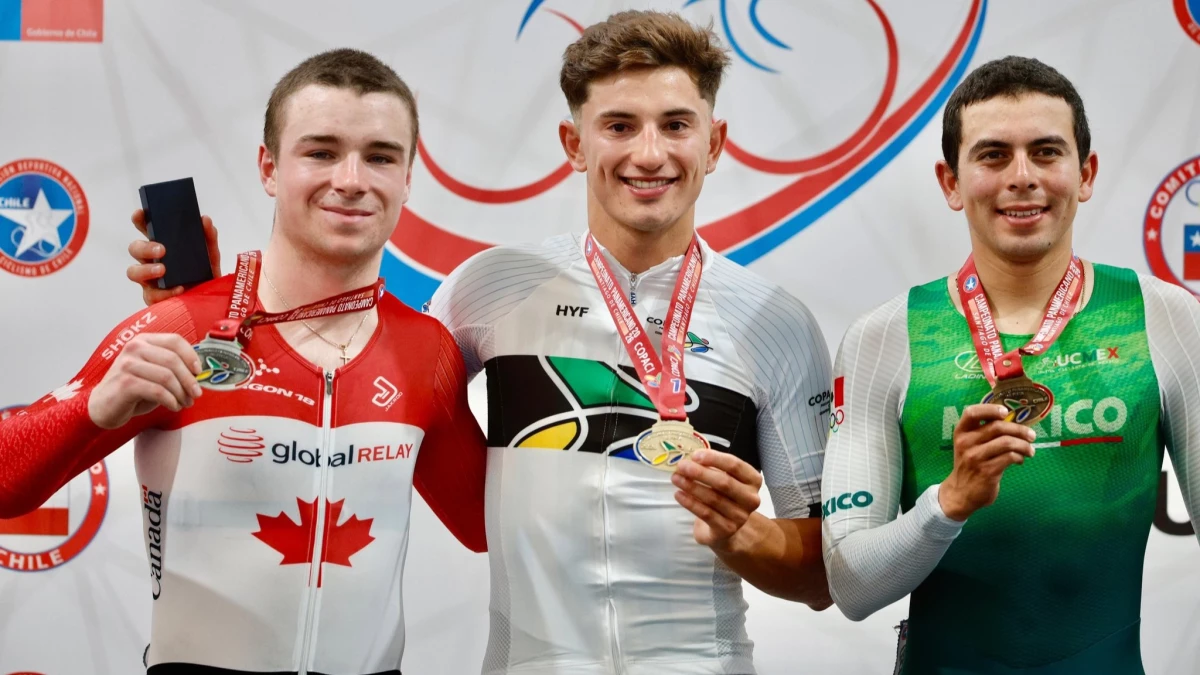 Tomás Moyano en lo más alto del podio. Foto: @PanamSports