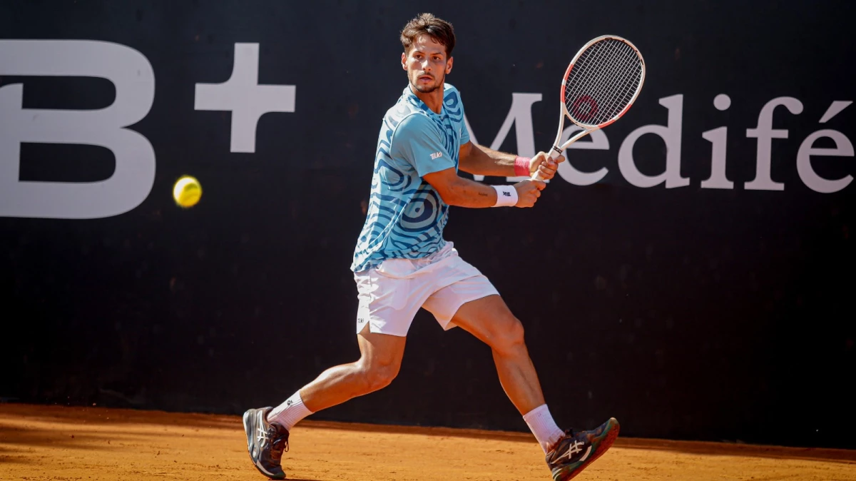 Foto: Guido Justo quedó eliminado en los octavos de final del Challenger de Cervia