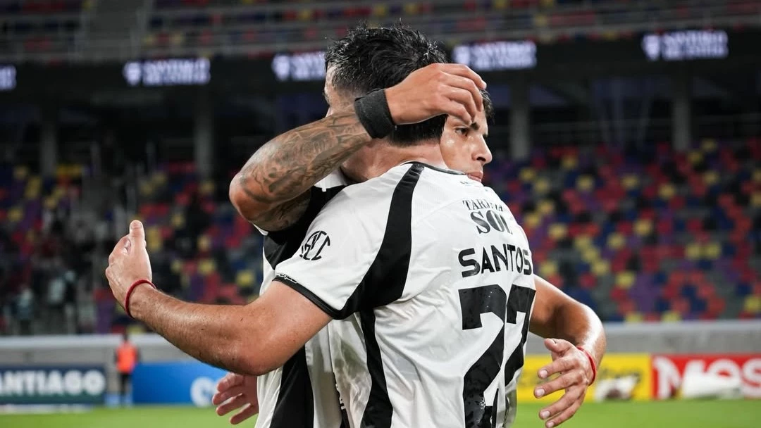 Foto: “X” de Club Atletico Central Córdoba (@cacc_sde). Festejo de Michael Santos por el segundo gol del Ferroviario