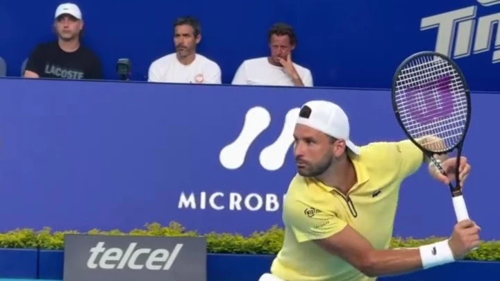 El argentino Nalbandian siguió de cerca el debut del búlgaro Grigor Dimitrov en el ATP 500 de Acapulco.