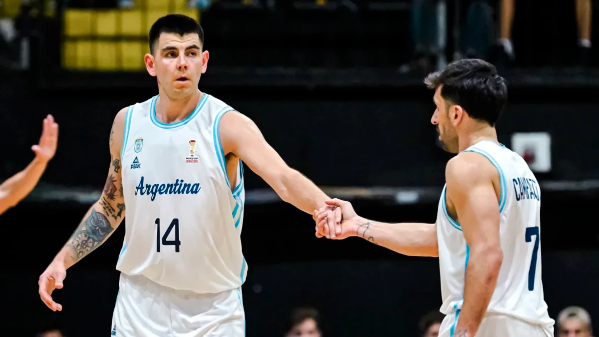 Gabriel Deck y Facundo Campazzo, los goleadores y jugadores claves de Argentina que ganó en la Clasificatoria FIBA disputada en el Templo del Rock 1 Foto: FIBA