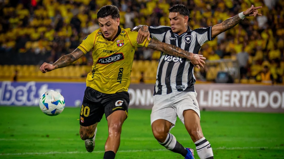 Foto: Barcelona y Botafogo no se sacaron ventajas en el partido de ida en Ecuador.