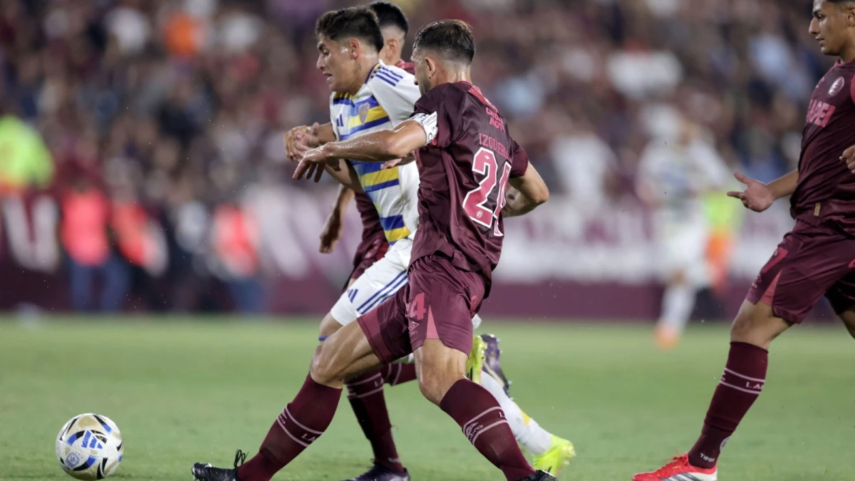 Foto: Boca manejó la pelota en momentos decisivos del partido ante un cansado Lanús.