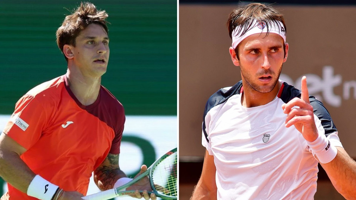 Ugo Carabelli y Etcheverry quedaron eliminados en la segunda ronda de Indian Wells.