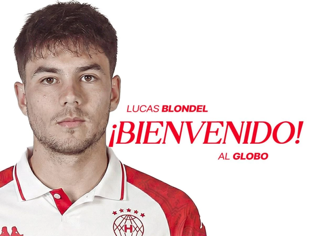 Foto: Huracán anunció en sus redes sociales la llegada de Lucas Blondel, a préstamo desde Boca&nbsp;