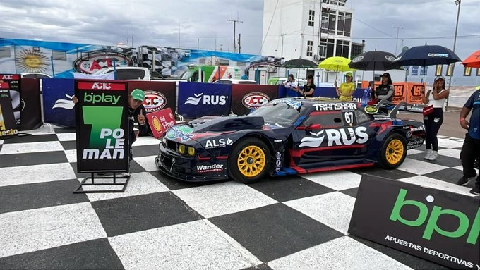 Santiago Biagi marcó el mejor tiempo en el TC Pista. Foto: ACTC