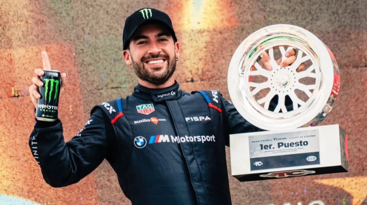 Santero logró la primera victoria de BMW en el TC (Foto: ACTC).