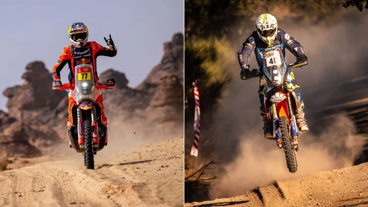 Luciano Benavides y Eduardo Alan, los argentinos entre las motos | Foto: Combo IG