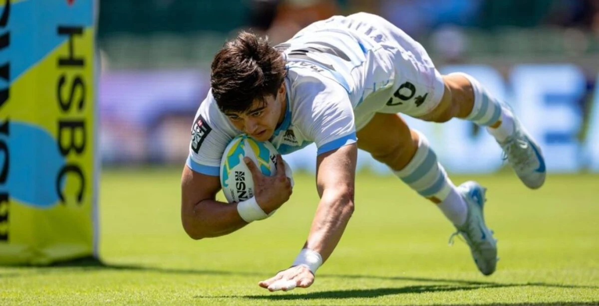 Foto: Valentín Maldonado debutó a fines de 2025 en el Circuito Internacional de Seven y fue desafectado por una lesión
