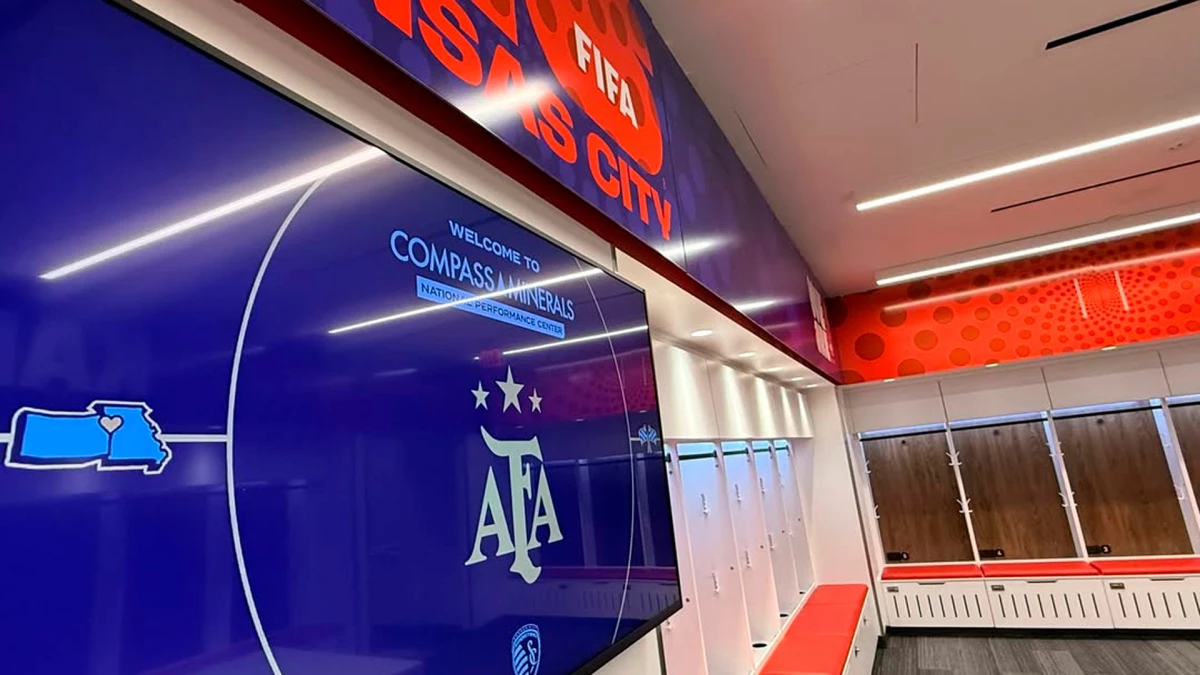 El recorrido de la AFA en Kansas, ciudad donde la Scaloneta debutará en la Copa del Mundo 2026 | Foto: IG @AFAseleccion