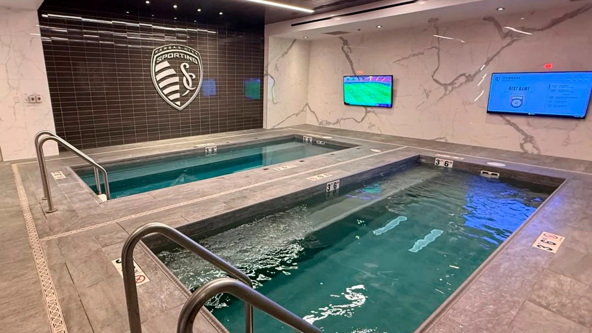 El Sporting Kansas City fue recorrido por la AFA en su centro de entrenamiento | Foto: IG @AFAseleccion