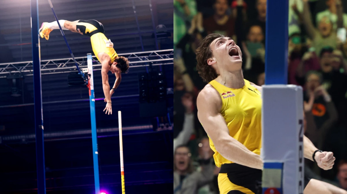 Duplantis batió el récord mundial en salto con garrocha por 15° vez (Foto: redacción).