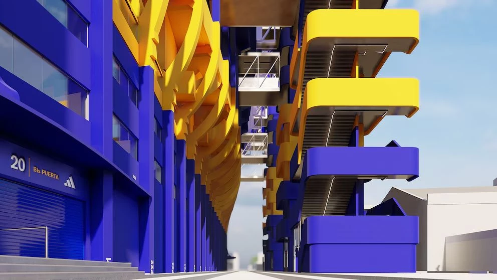 Imágenes del proyecto de la aplicación de La Bombonera.