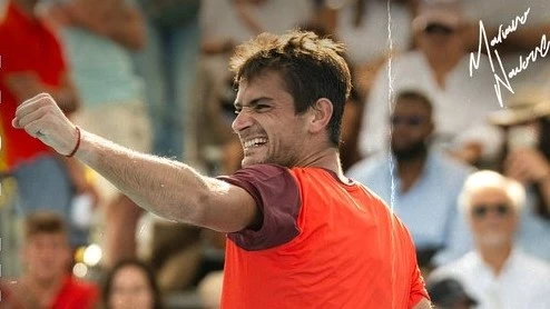 Mariano Navone se adjudicó el Challenger de Cap Cana, en República Dominicana. Foto: @ATOPChallenger