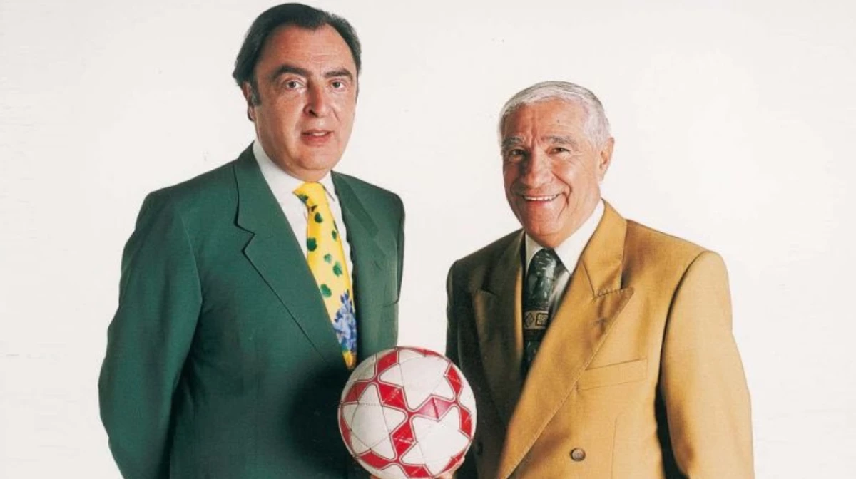 Araujo y Macaya Márquez, la histórica dupla de Fútbol de Primera (Foto: archivo).