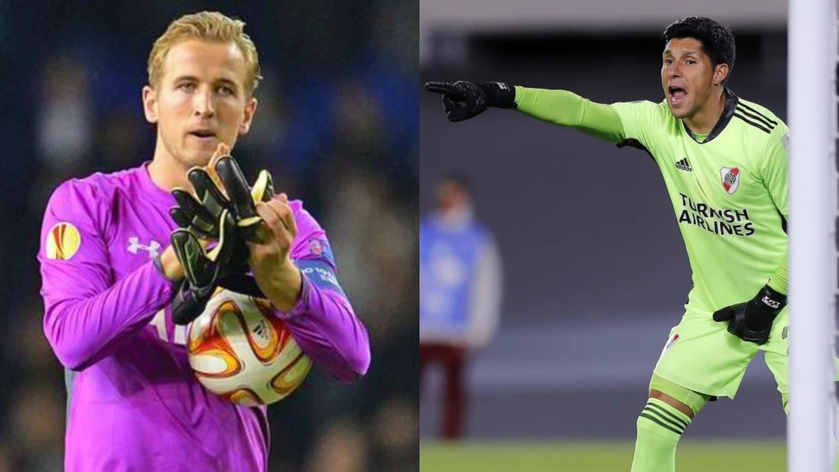 El británico Kane podría hacer la gran Enzo Pérez, cuando el 19 de mayo de 2021 atajó en River Plate.