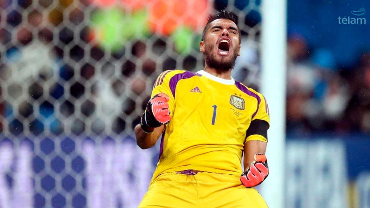 Sergio Romero, el arquero de la Selección que dejó una huella con la casaca en casi 20 años de carrera profesional | Foto: Archivo Tpelam  RTA