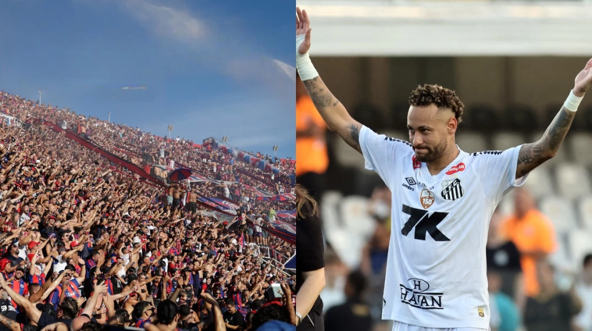 Neymar saludó a los hinchas de San Lorenzo por el futuro cruce en la Copa Sudamericana (Foto: redacción).