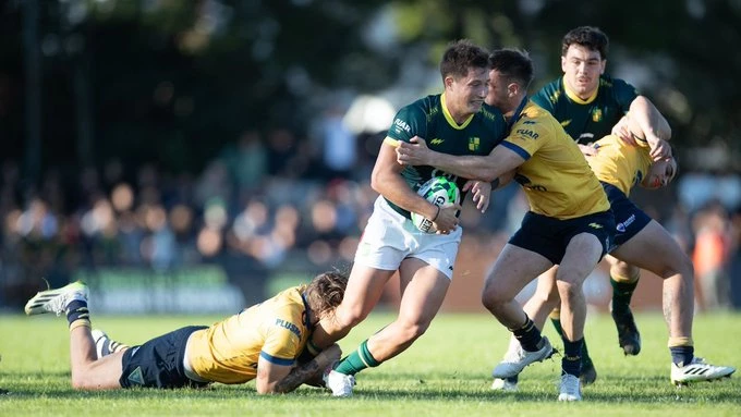 En un partido muy trabado, Los Tilos lo dio vuelta sobre el final y se impuso a La Plata por 17 a 12 (Foto: URBA).