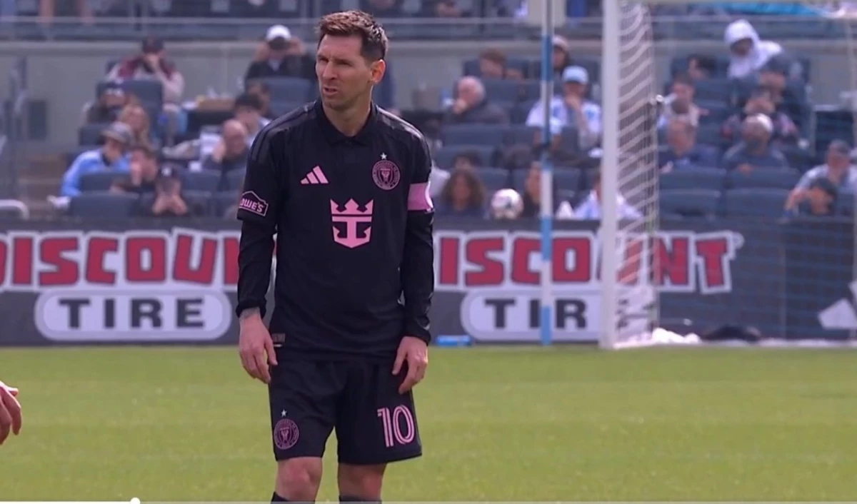 Lionel Messi marcó el tanto del empate Inter Miami en la victoria ante New York City FC por 3 a 2. Foto: prensa Inter Miami.