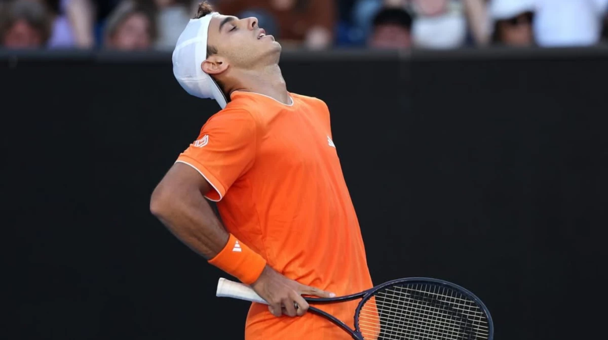 Foto: Francisco Cerúndolo no tuvo chances ante el alemán Zverev.