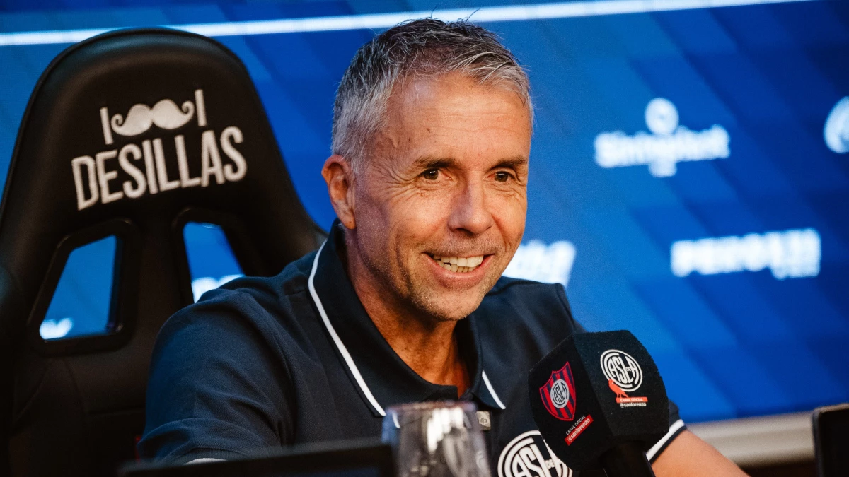 Gustavo Álvarez, nuevo DT del Ciclón. Foto: San Lorenzo.