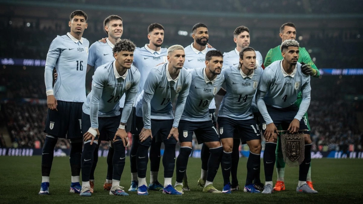 Foto: X Uruguay. La selección uruguaya de Marcelo Bielsa le empató a Inglaterra sobre la hora.