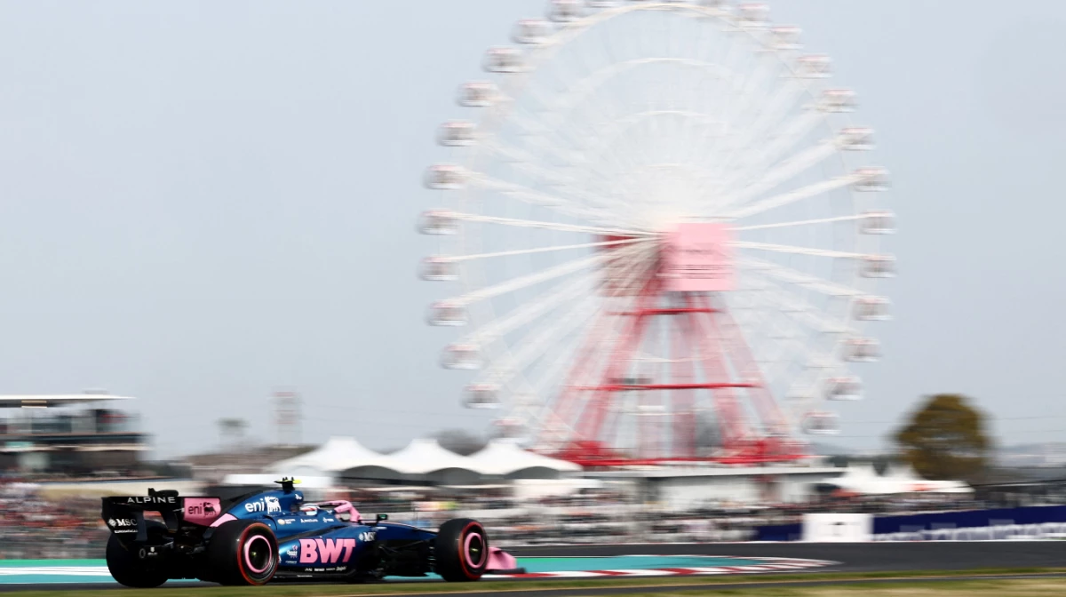 El argentino partirá en el 15° puesto del GP de Japón (Foto: X@AlpineF1Team).