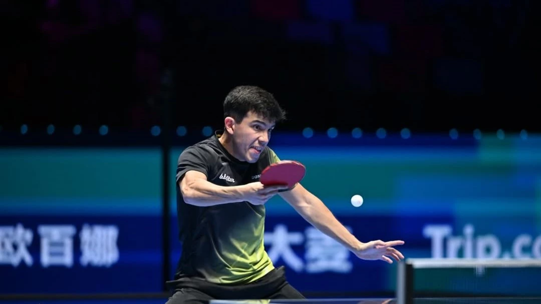 El platense hizo historia en China. Foto: ITTF.