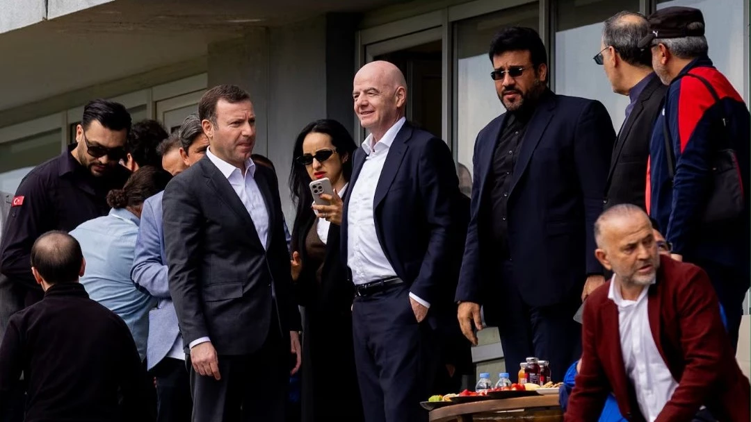 Infantino en el Mardan Sports Complex de Antalya, Turquía. Foto: La Nación (Costa Rica)