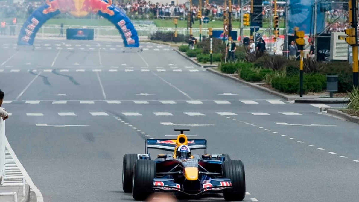 El escocés David Coutlhard en la última visita de un Fórmula 1 en Argentina con un Red Bull | Foto: Foto Red Bull Content Pool