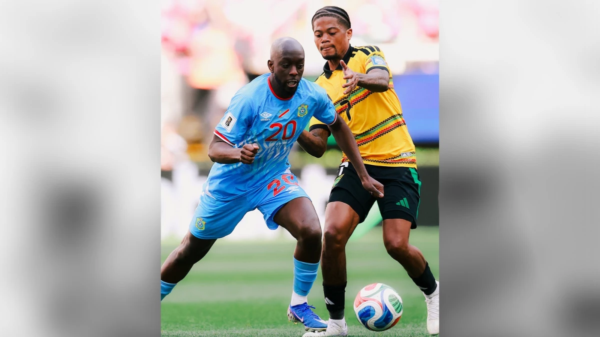 Foto: @FIFAWorldCup. Congo impuso su potencia física y se quedó con el triunfo. Así ganó la clasificación al Mundial en el tiempo suplementario&nbsp;