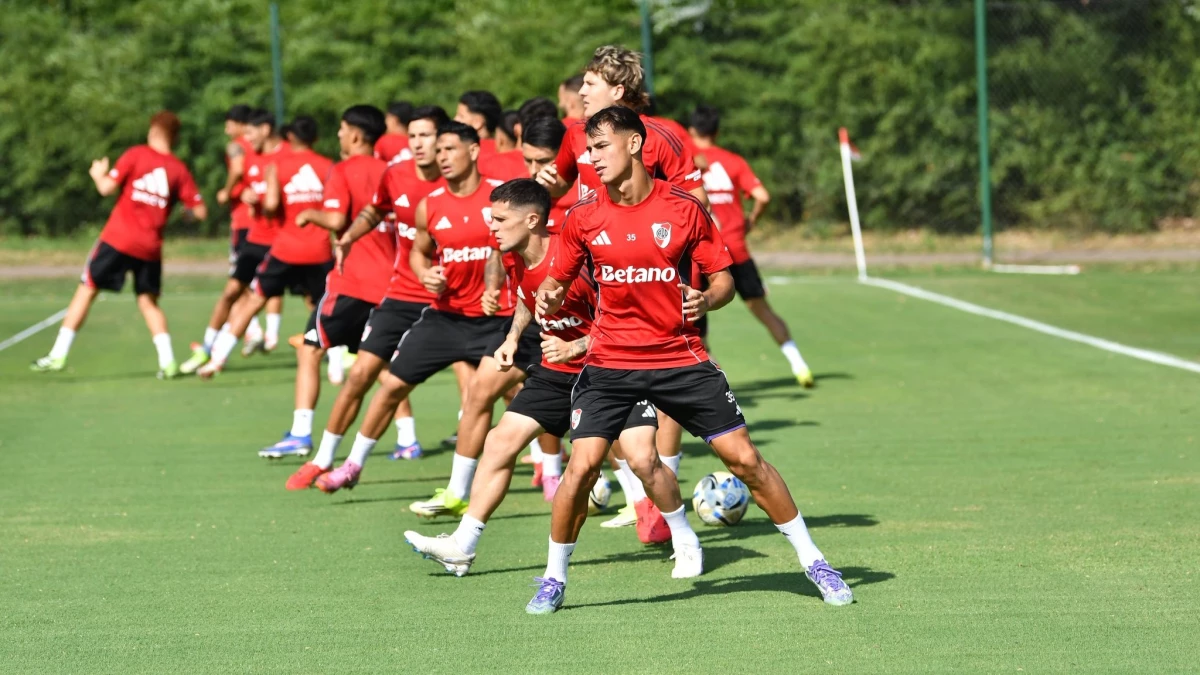 Foto: River. A pesar de las bajas de Montiel y Acuña, titulares habituales, Coudet tiene un plantel largo para gestionar descansos. &nbsp;
