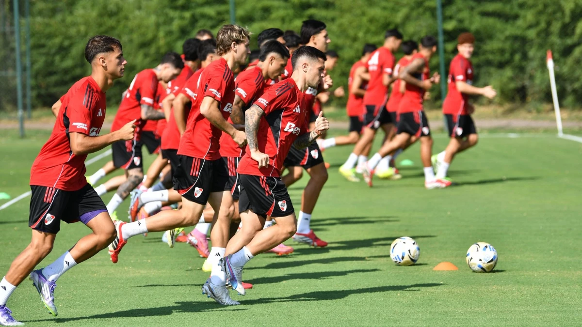 Foto: River. Fabricio Bustos en la lista de los jugadores de River con chances de jugar su primer partiodo del año.&nbsp;