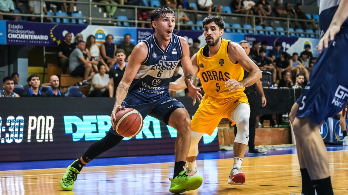 Foto: Obras Basket se metió en la final de la primera Copa Islas Malvinas al vencer a Independiente, de Oliva en dos suplementarios,