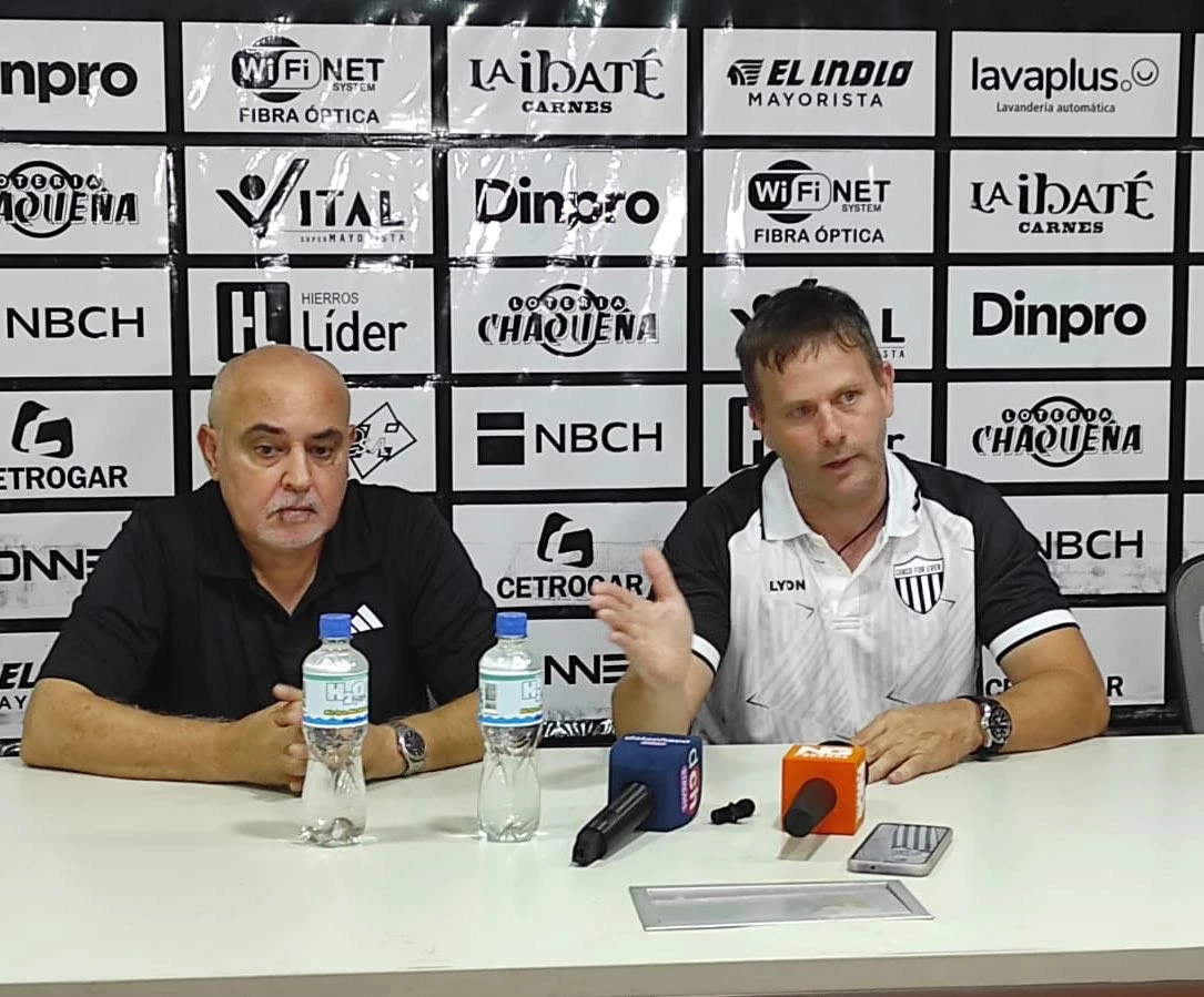 Foto:@ChacoForEverRes. El técnico Llorens debutará este domingo ante All Boys, en el Gigante de la Avenida