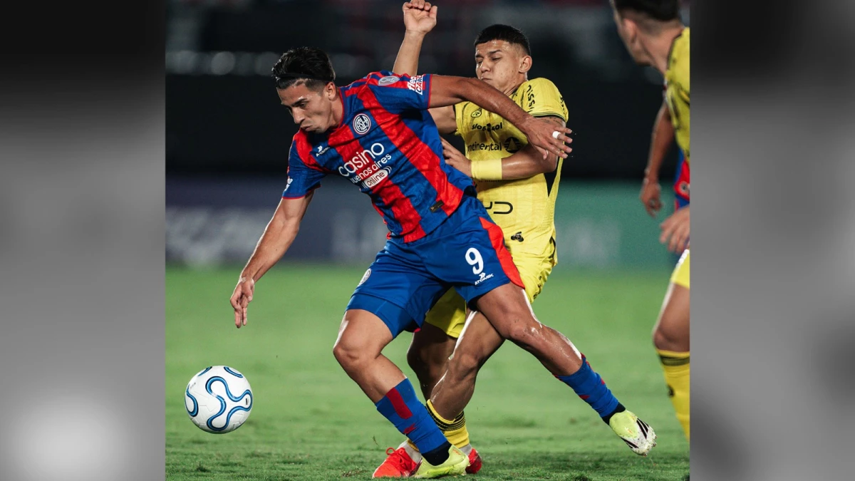 Foto: Alexis Cuello fue el gestor del gol del empate de Rodrigo Auzmendi.