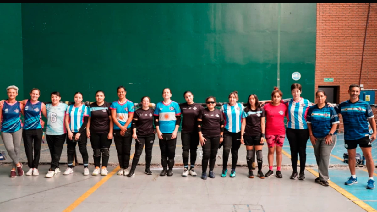 La Selección Femenina de GoalBall, Las Topas, se preparan para el Mundial. Foto: Argentina.gob.ar