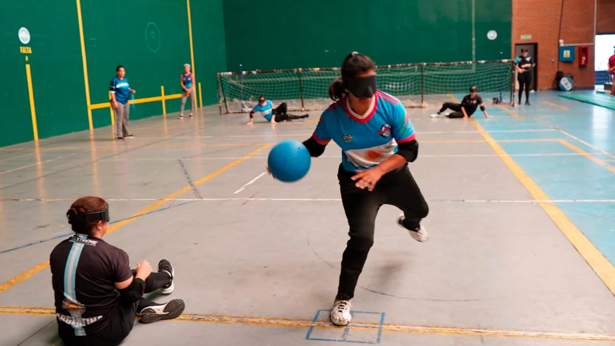 El Goalball es un deporte exclusivo para personas ciegas o con disminución visual. Foto: Argentina.gob.ar