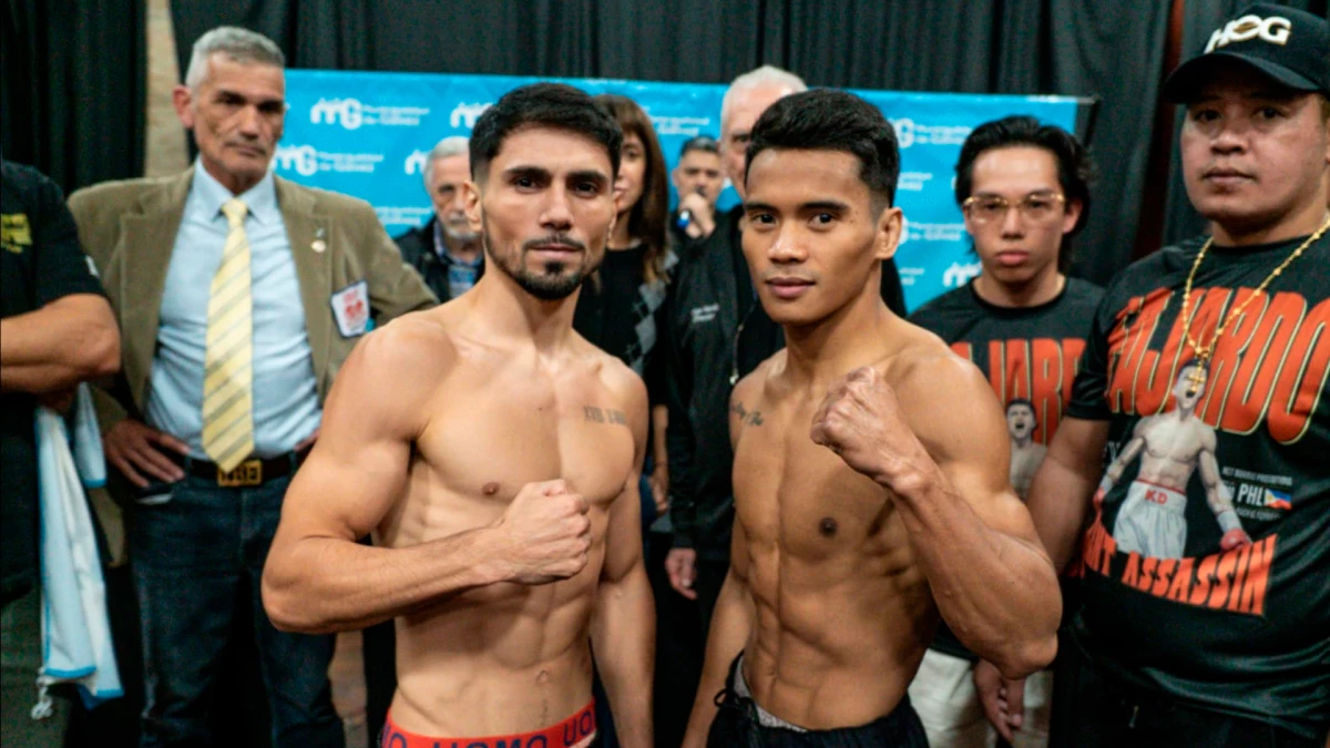 Combate estelar entre Reyes y Fajardo en Gálvez | Foto: Prensa OR Promotions Bruno Ciancaglini