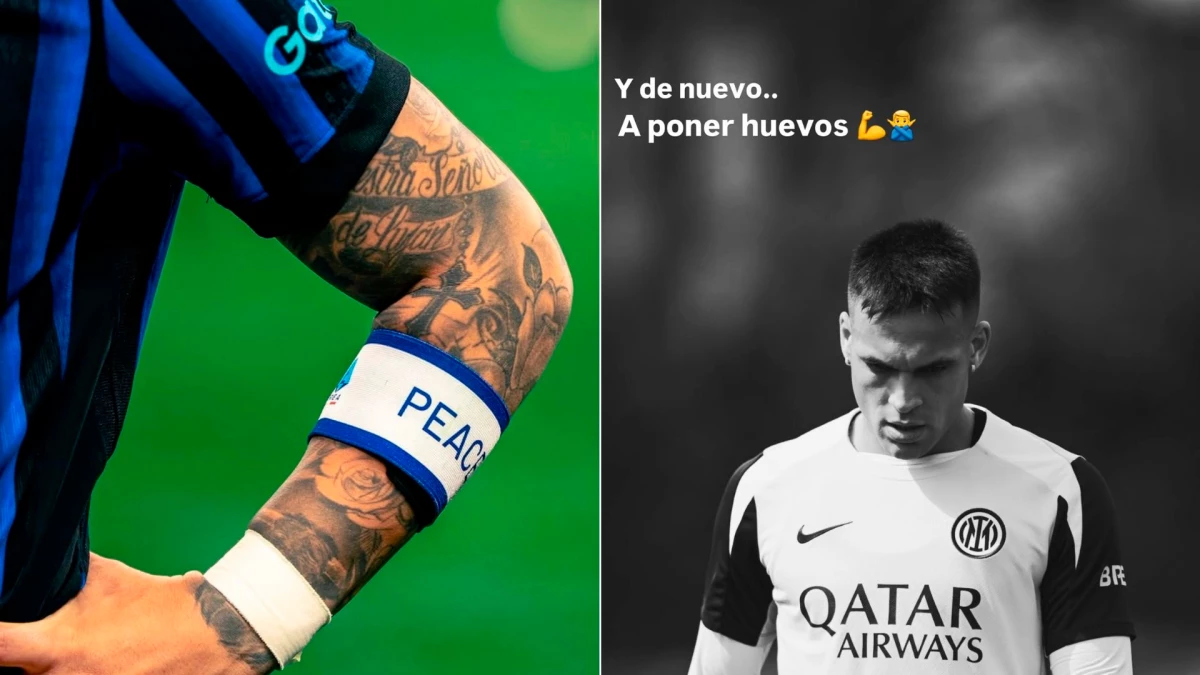 El posteo del “Toro” en sus redes sociales y con la mente puesta en la recuperación | Foto: IG @LautaroMartinez